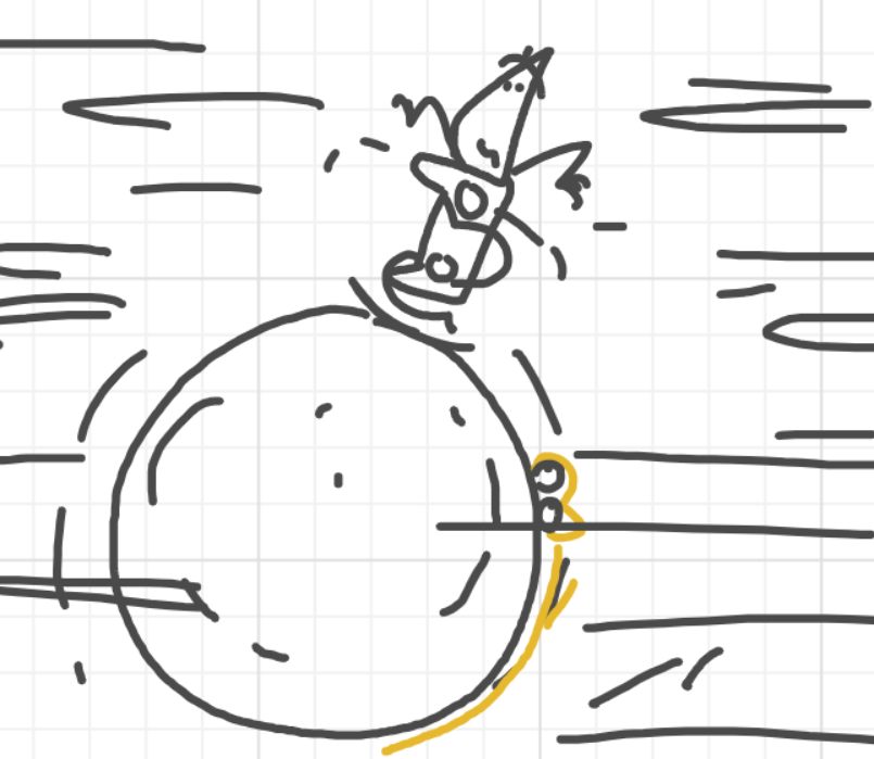 A panel from I've Been Everywhere, Man, episode nine of the Board Boards object show by Furretwalk/WalkingFurret.